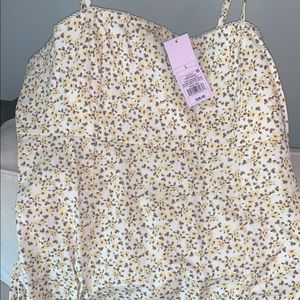 Floral summer dress.